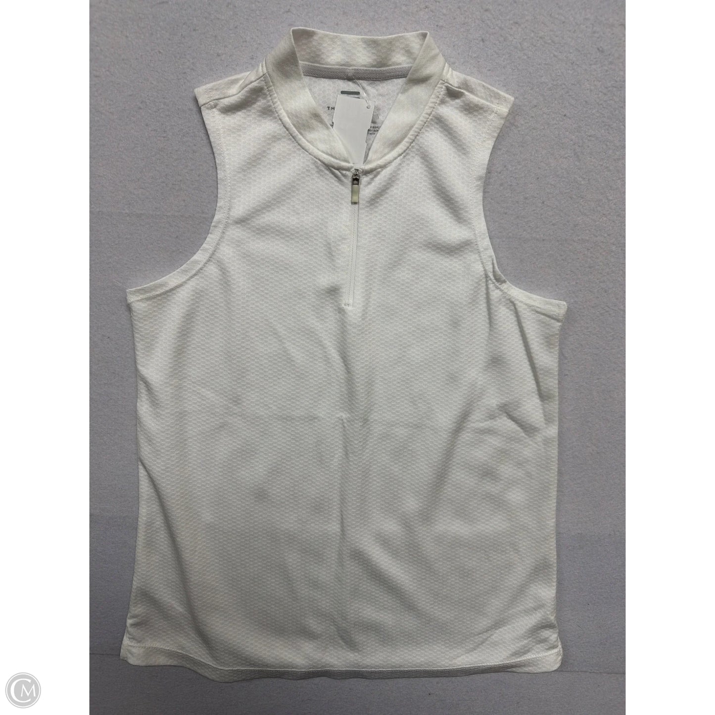 Athletic Tank Top By Clothes Mentor In White, Size: S
