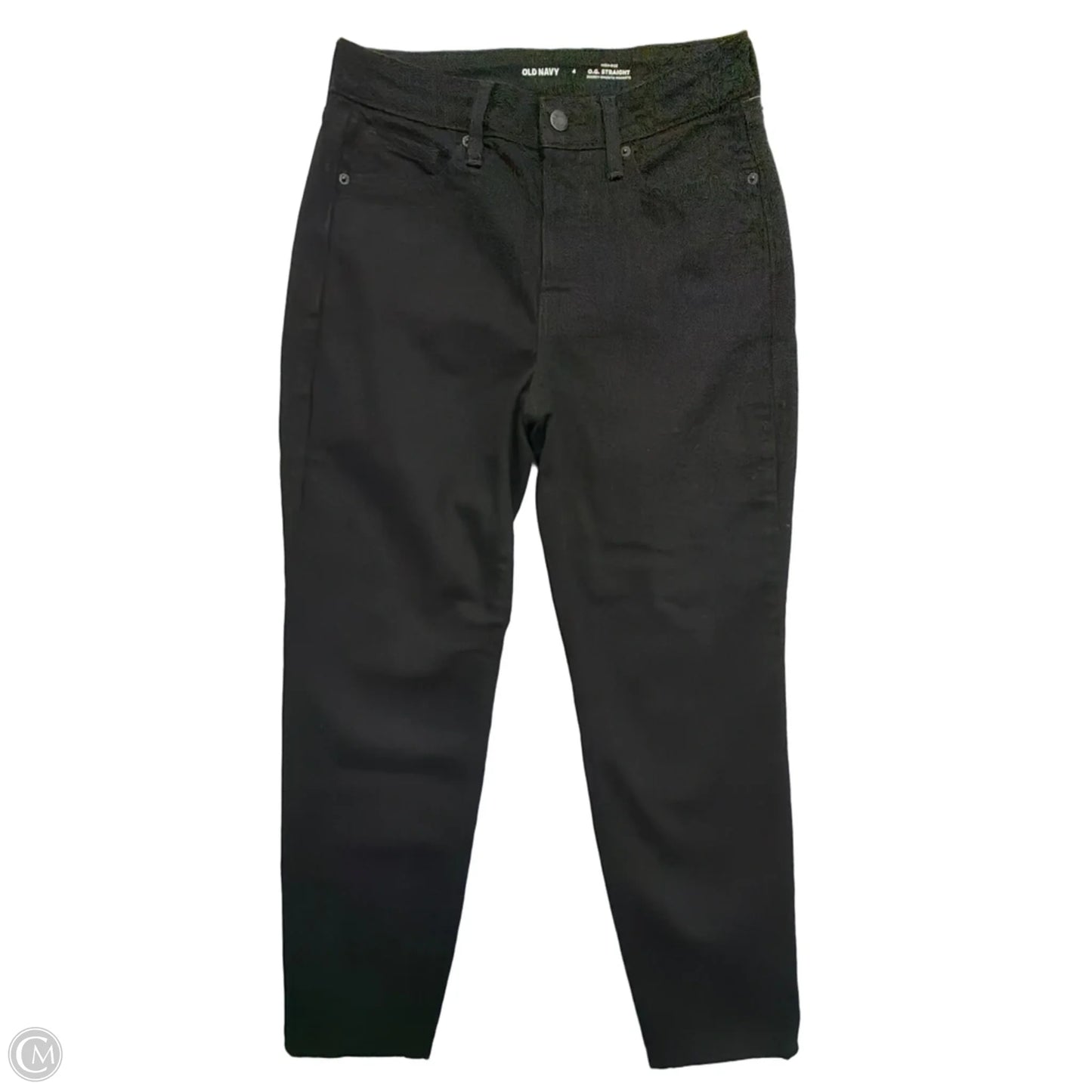 Jeans Straight By Old Navy In Black, Size: 4
