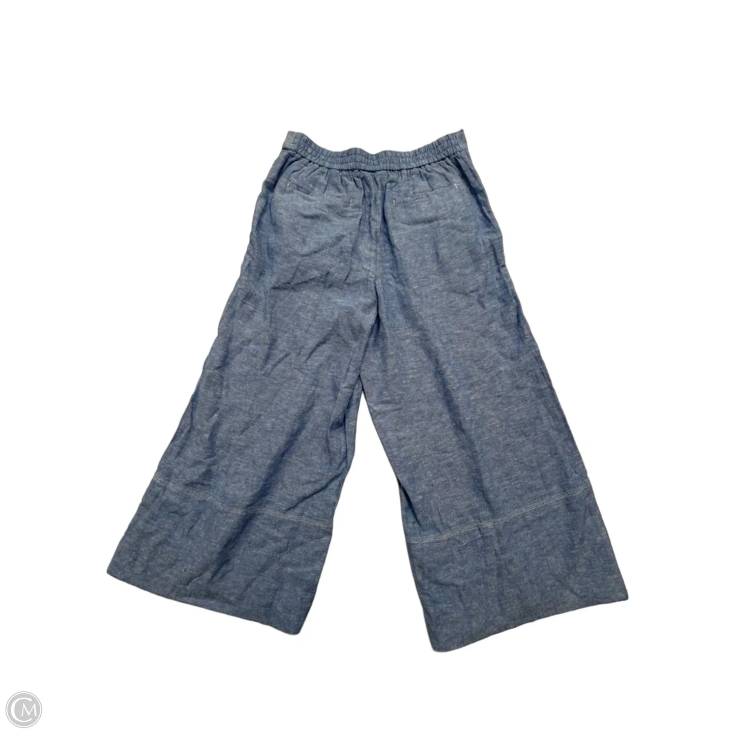 Pants Wide Leg By Banana Republic In Blue, Size: S
