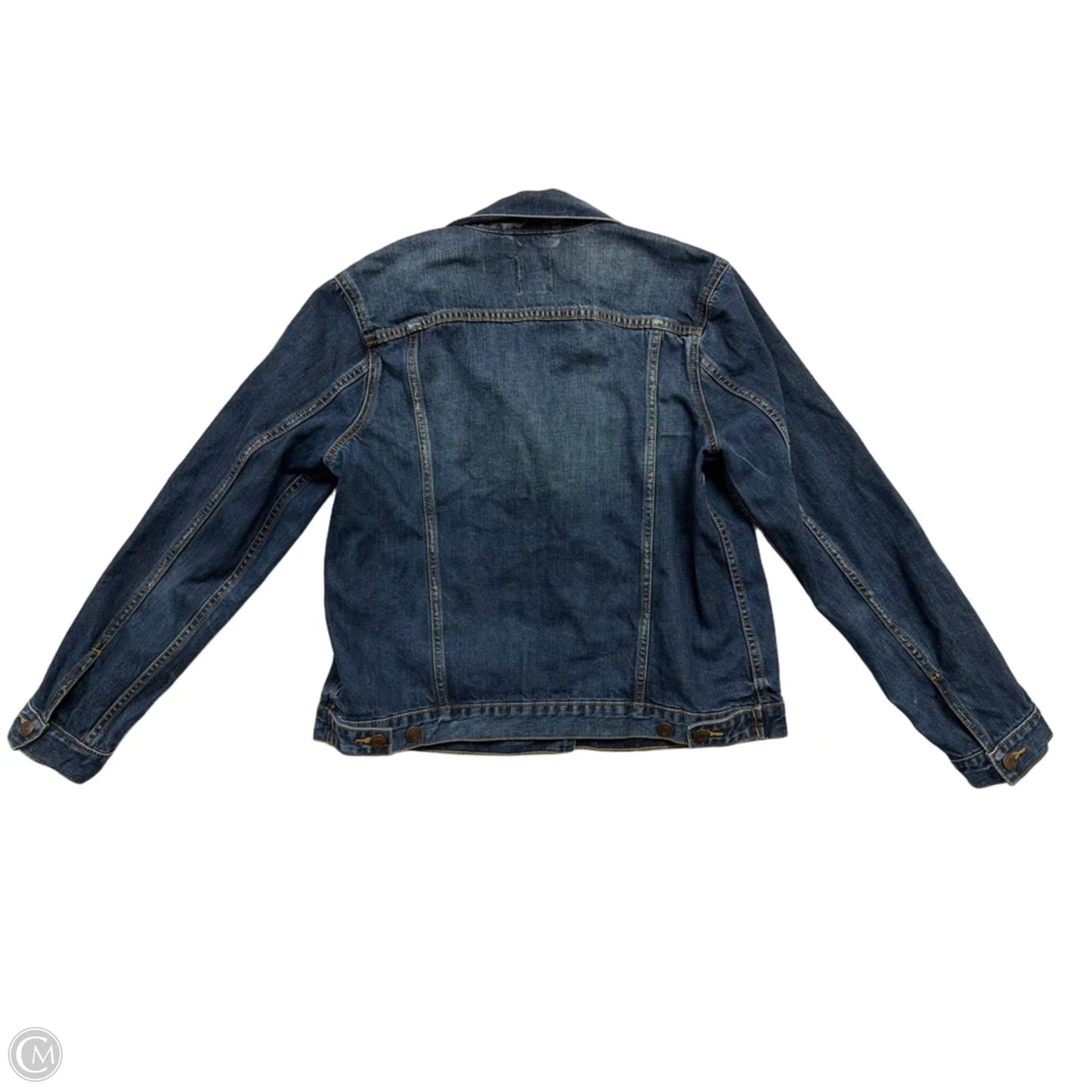 Jacket Denim By Gap In Blue Denim, Size: L