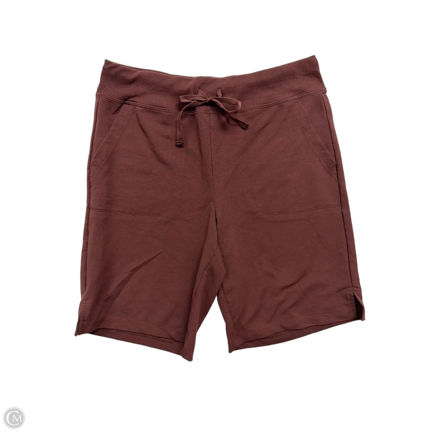Athletic Shorts By Athletic Works In Brown, Size: S