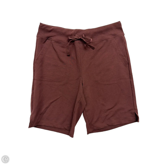 Athletic Shorts By Athletic Works In Brown, Size: S