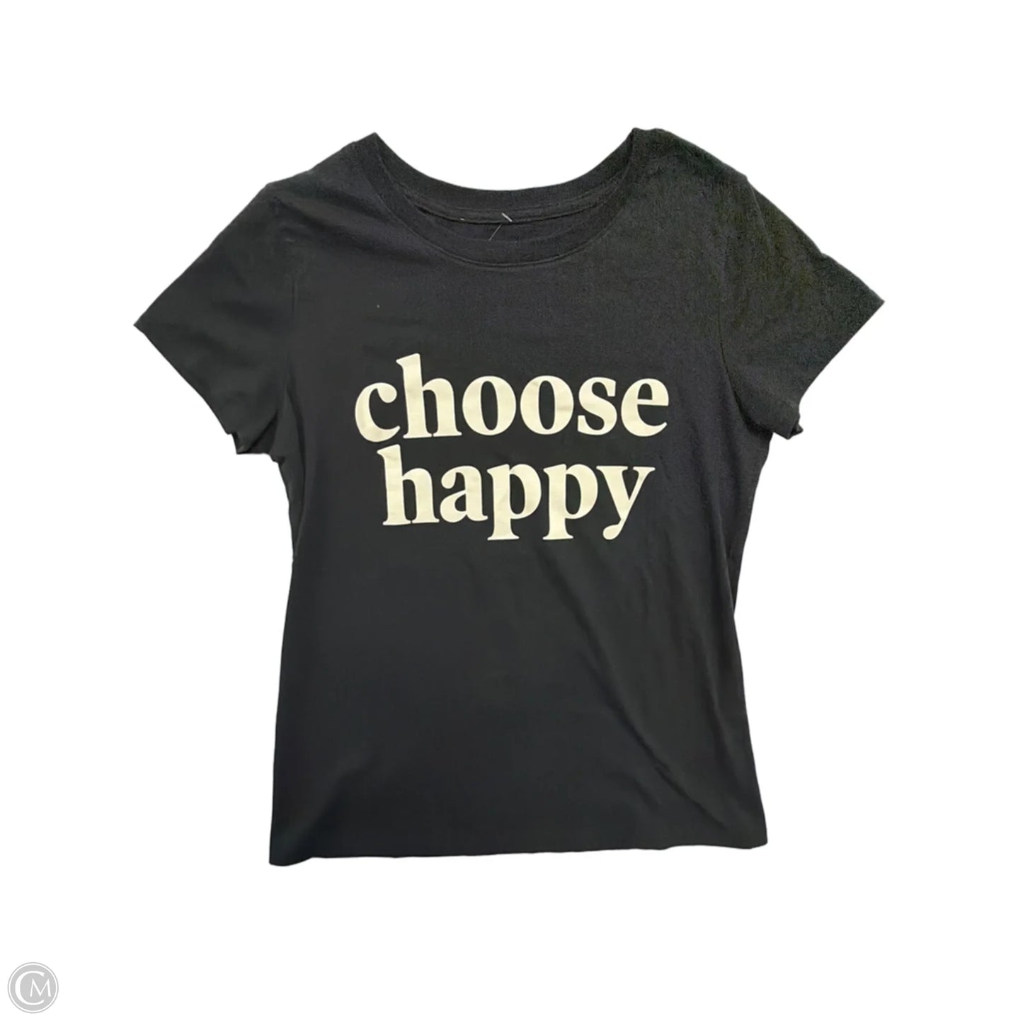 Top Short Sleeve By Clothes Mentor In Black, Size: S