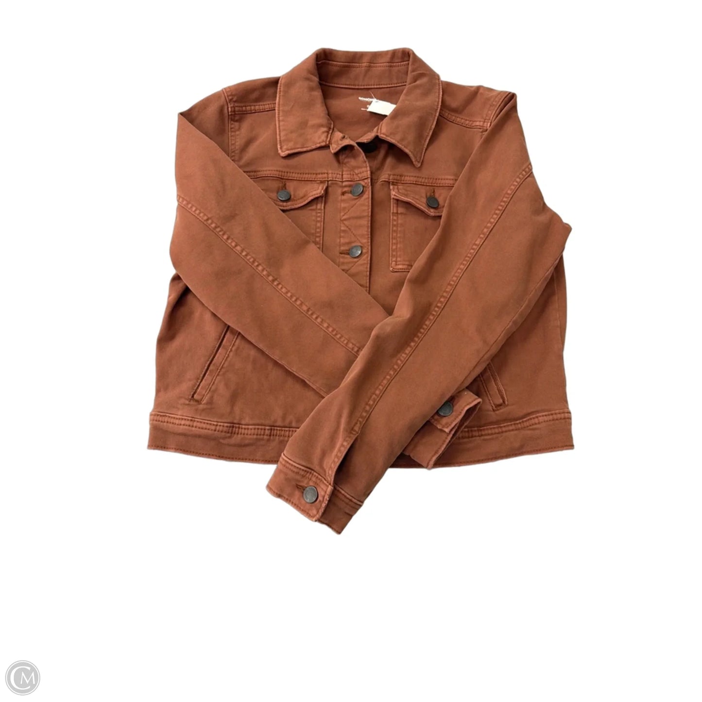 Jacket Denim By Sonoma In Brown, Size: S