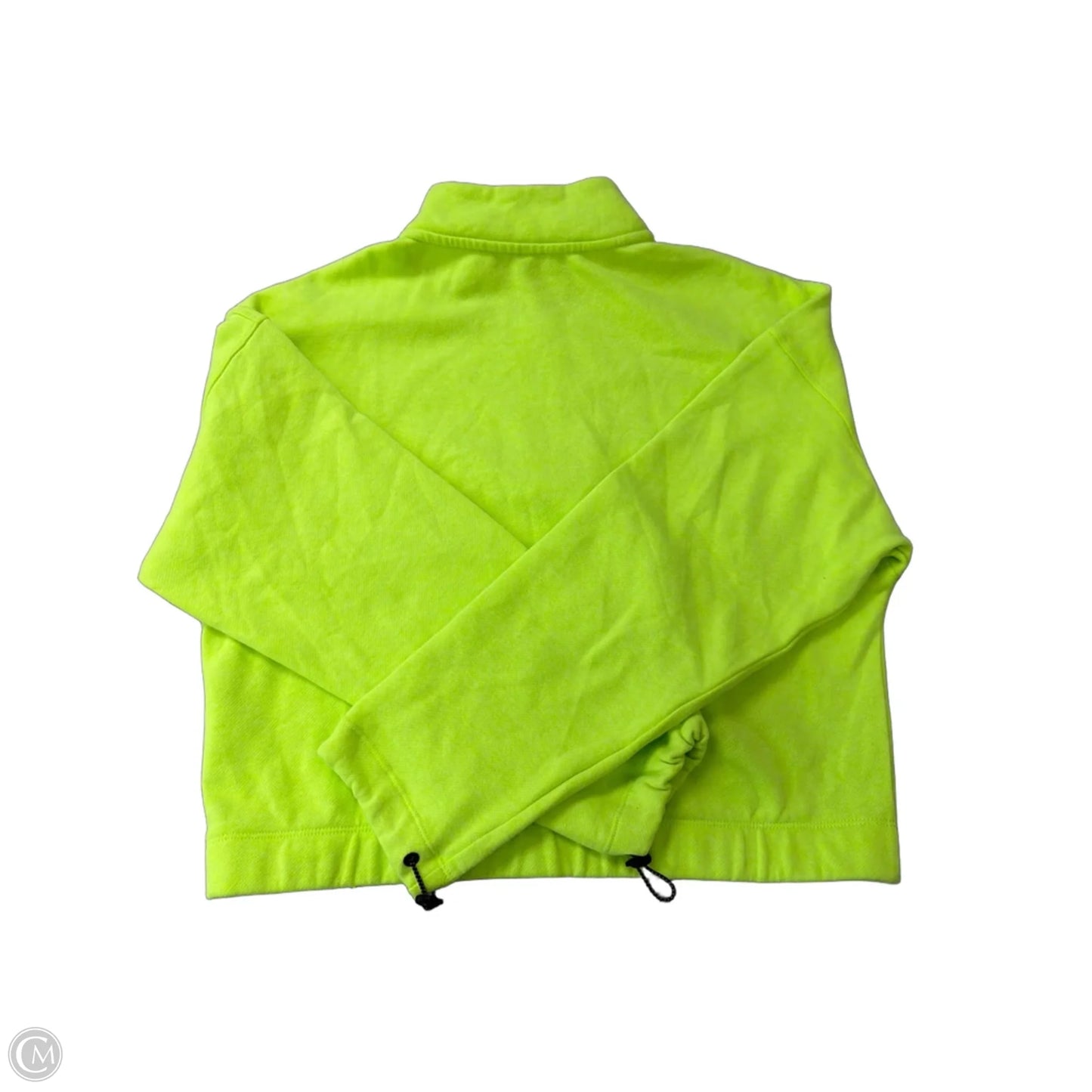 Athletic Sweatshirt Crewneck By Calvin Klein Performance In Green, Size: M