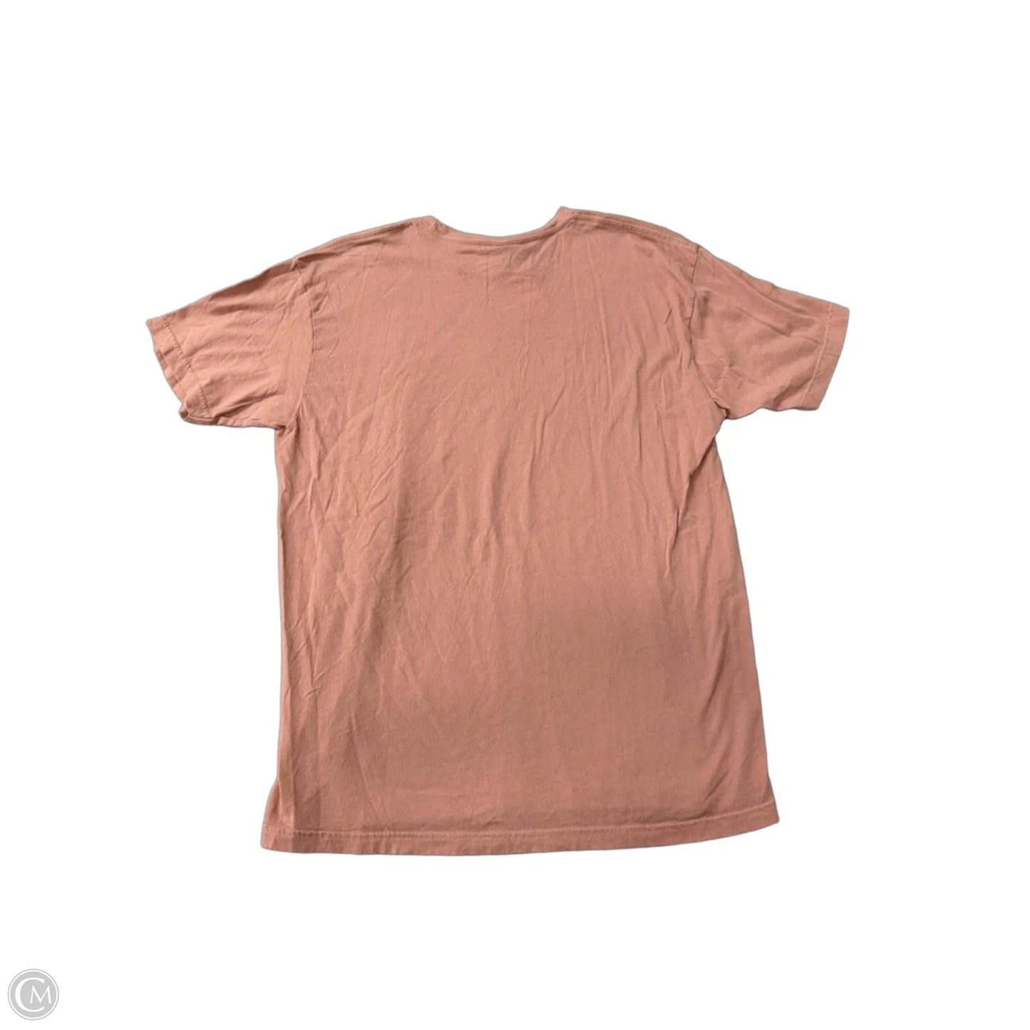 Top Short Sleeve By Next Level In Pink, Size: L