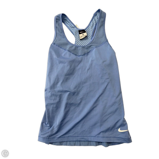 Athletic Tank Top By Nike Apparel In Blue, Size: M