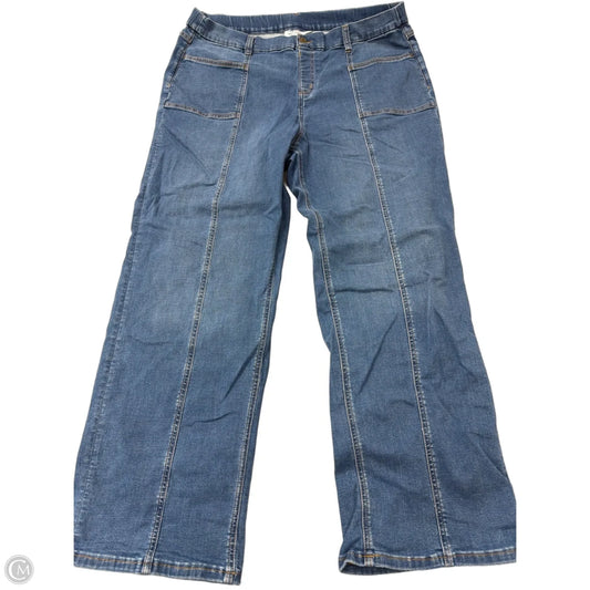 Jeans Wide Leg By D&co. In Blue Denim, Size: 20