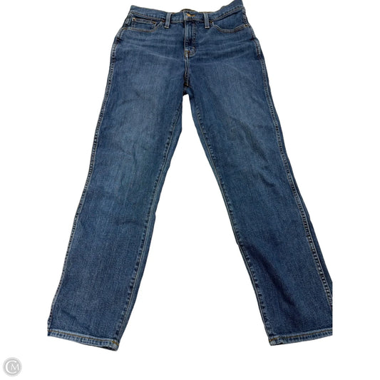 Jeans Straight By J. Crew In Blue Denim, Size: 6