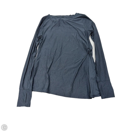 Athletic Top Long Sleeve Crewneck By Old Navy In Blue, Size: S