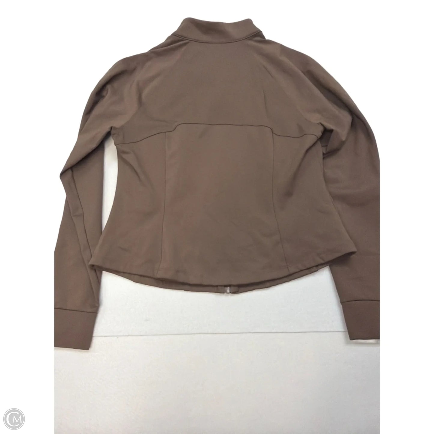 Athletic Jacket By Members Mark In Brown, Size: M