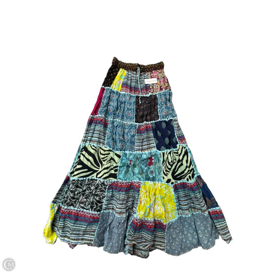 Skirt Maxi By Royal Paisley In Multi-colored, Size: L