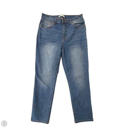 Jeans Straight By 89th And Madison In Blue Denim, Size: 10