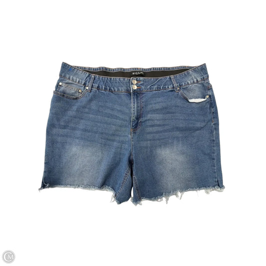 Shorts By Baccini In Blue Denim, Size: 24