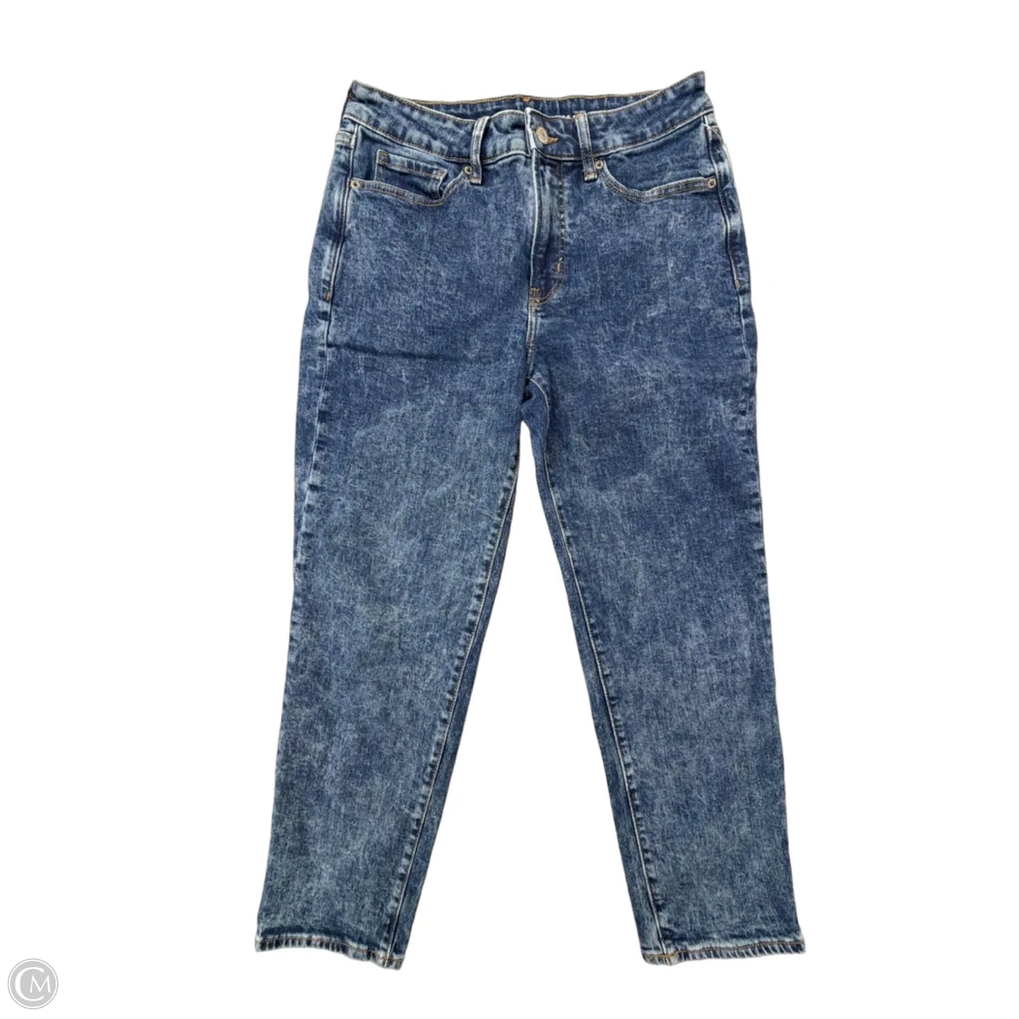 Jeans Straight By Old Navy In Blue Denim, Size: 8
