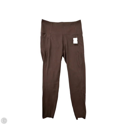 Athletic Leggings By Danskin In Brown, Size: M