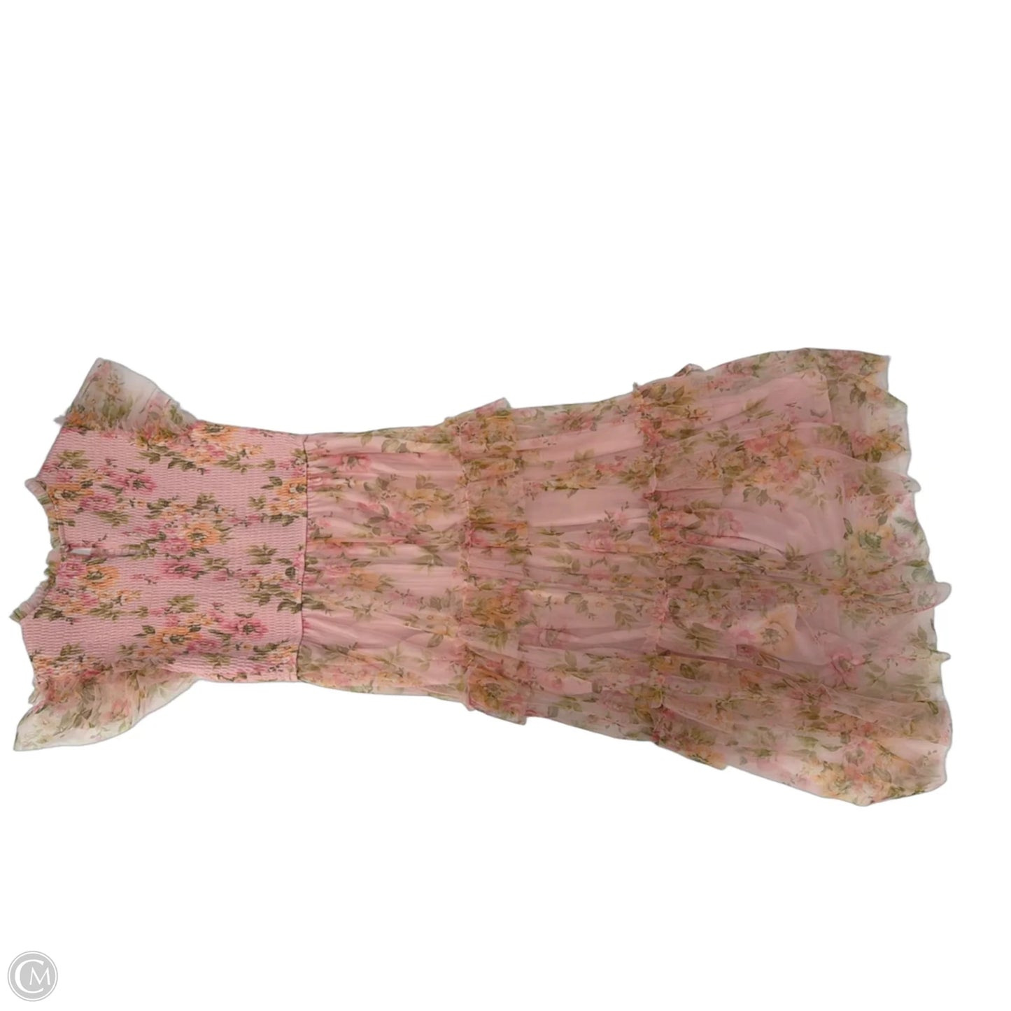 Dress Party Long By By The River In Floral Print, Size: S