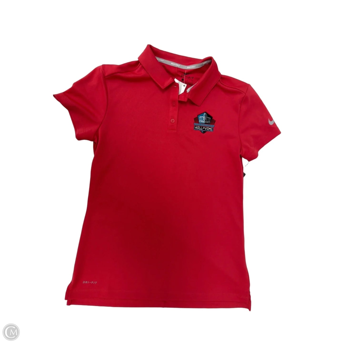 Athletic Top Short Sleeve By Nike Apparel In Coral, Size: S