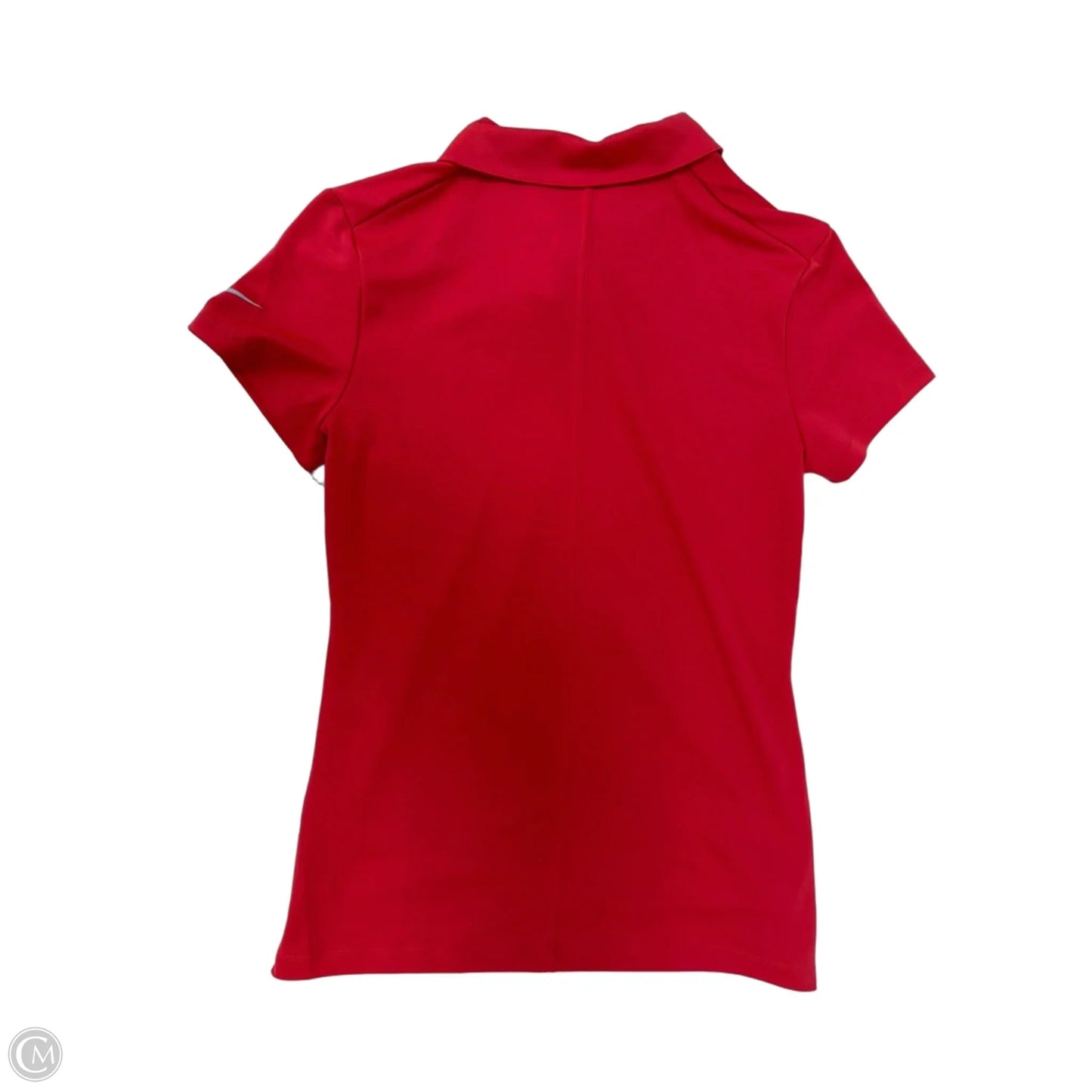 Athletic Top Short Sleeve By Nike Apparel In Coral, Size: S