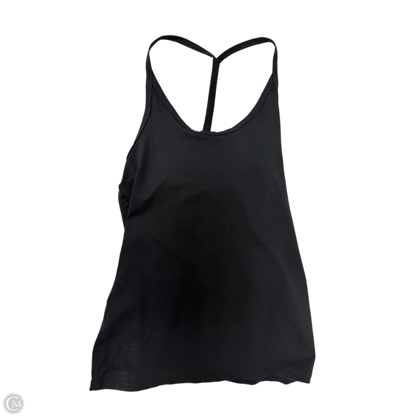 Athletic Tank Top By Nike Apparel In Black, Size: S