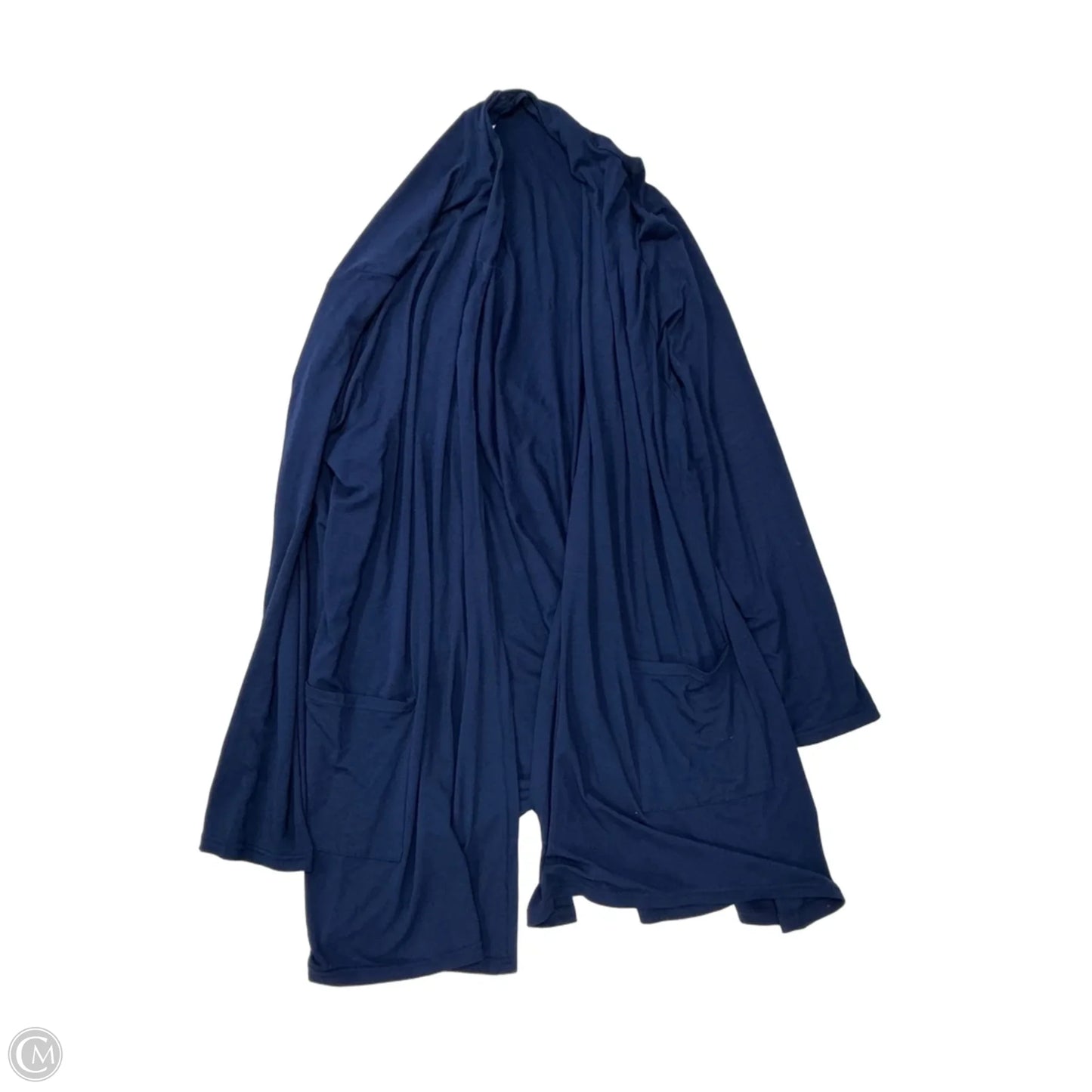 Cardigan By Clothes Mentor In Navy, Size: 3x