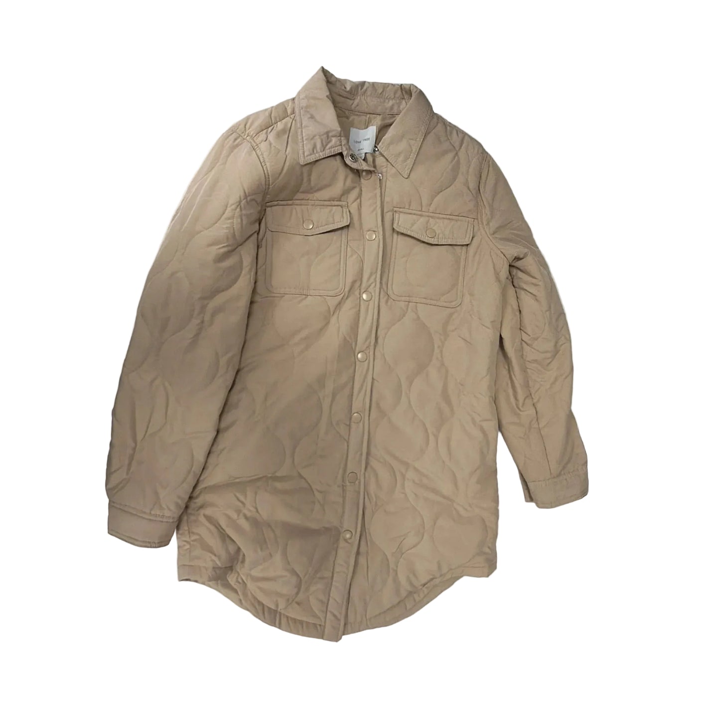 Jacket Puffer & Quilted By Love Tree In Tan, Size: S