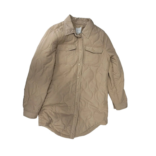 Jacket Puffer & Quilted By Love Tree In Tan, Size: S