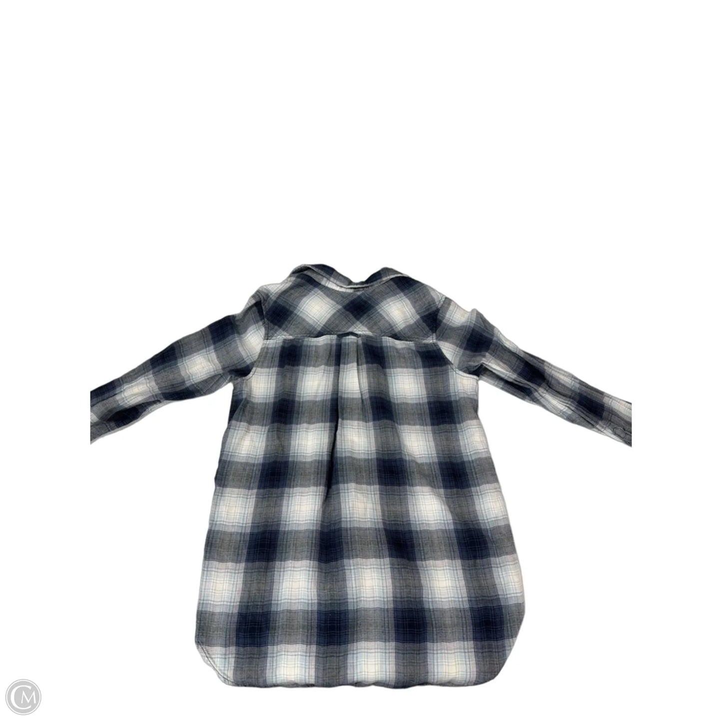 Top Long Sleeve By Sonoma In Plaid Pattern, Size: M
