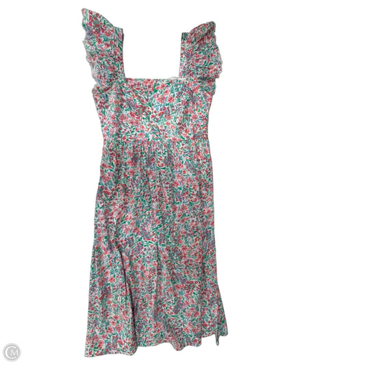 Dress Casual Maxi By J. Crew In Floral Print, Size: L