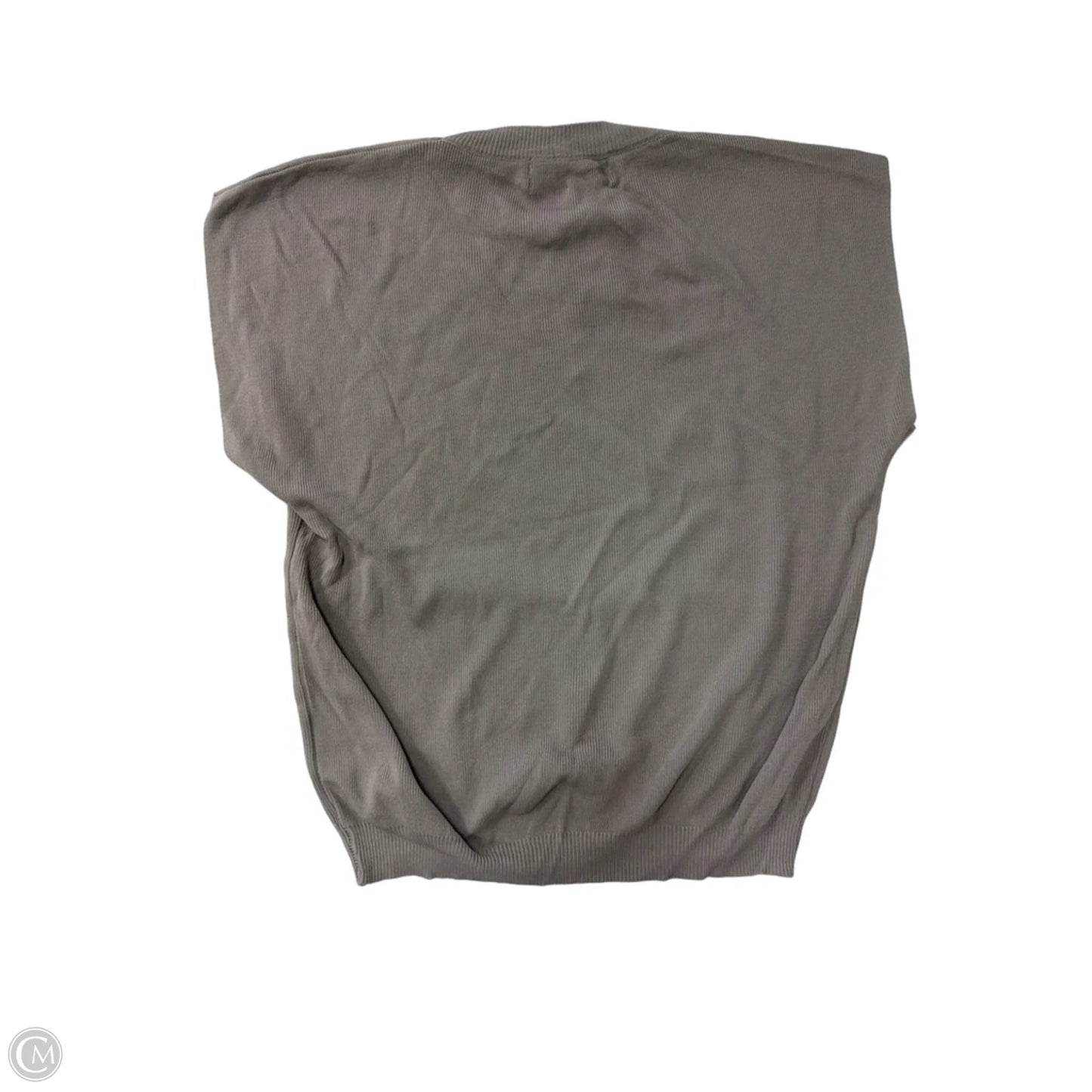 Top Sleeveless By Clothes Mentor In Grey, Size: L