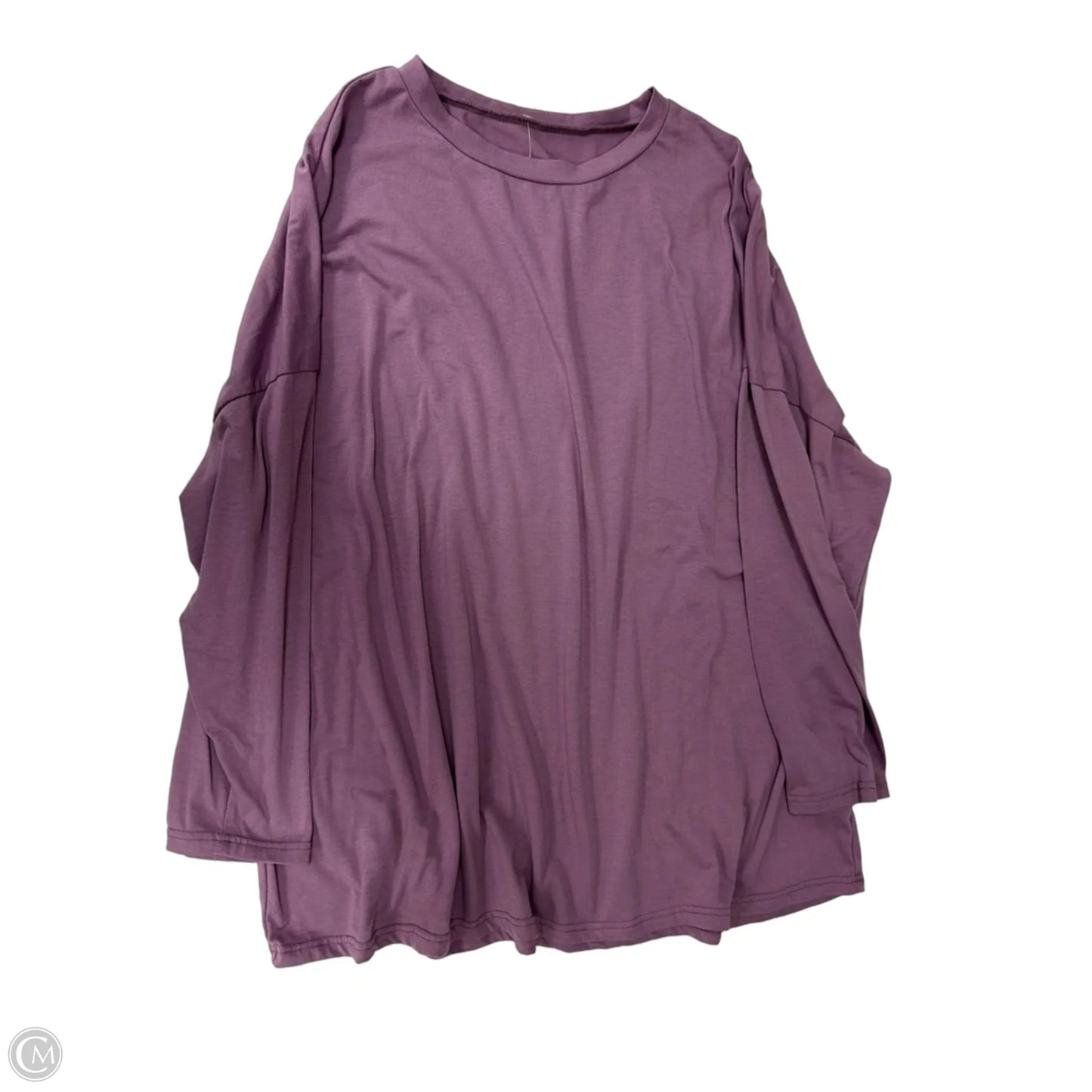 Top Long Sleeve By Clothes Mentor In Purple, Size: 4x