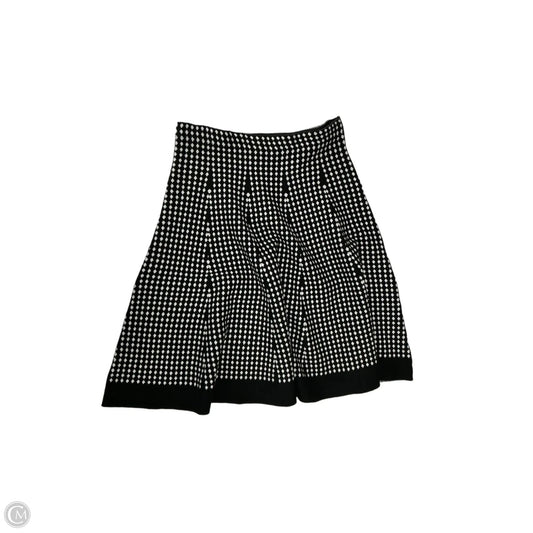 Skirt Mini & Short By Clothes Mentor In Black & White, Size: M
