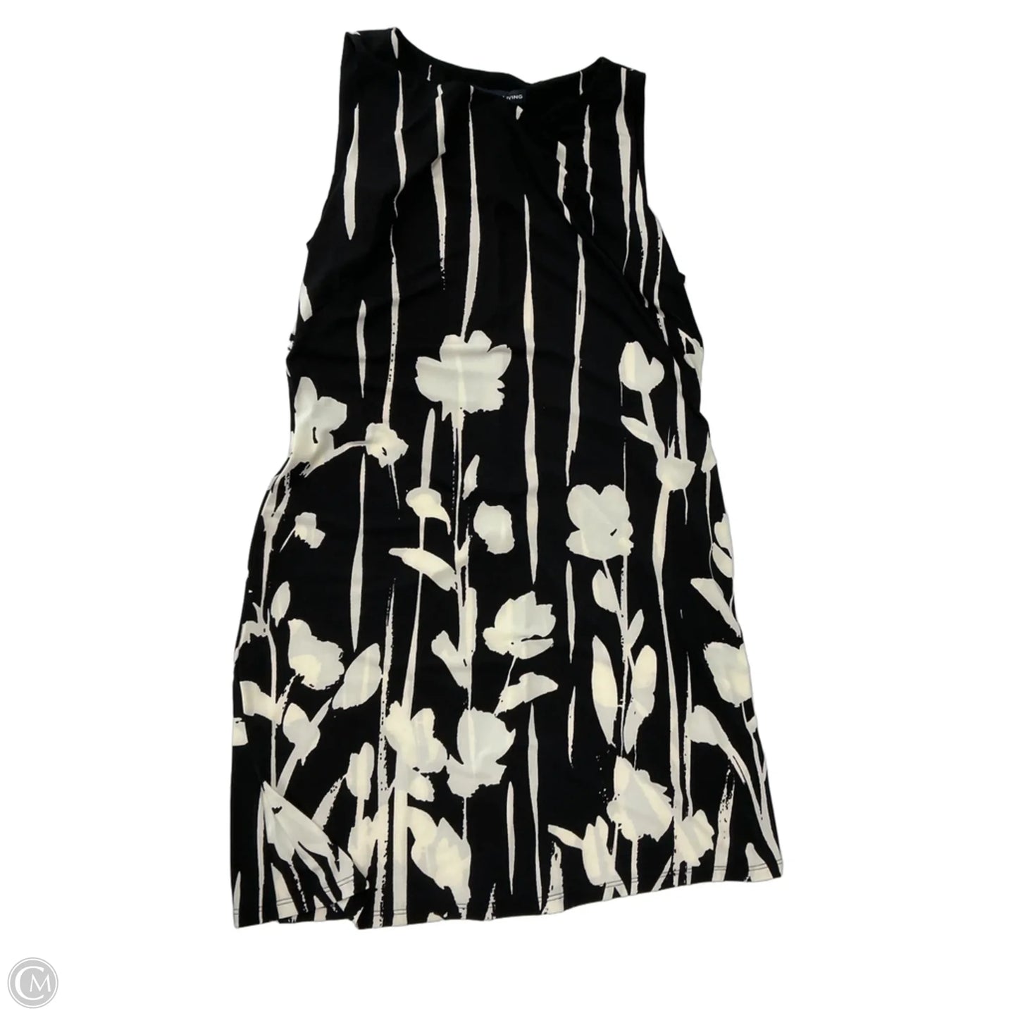 Dress Casual Short By American Living In Black & Cream, Size: L