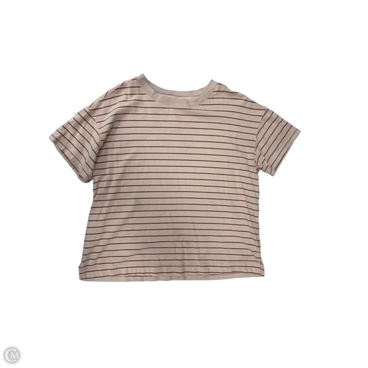 Top Short Sleeve By Old Navy In Striped Pattern, Size: M