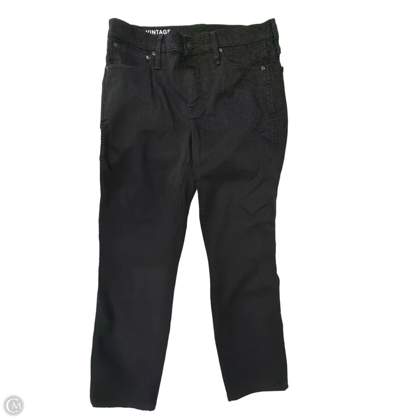 Jeans Straight By J. Crew In Black, Size: 8