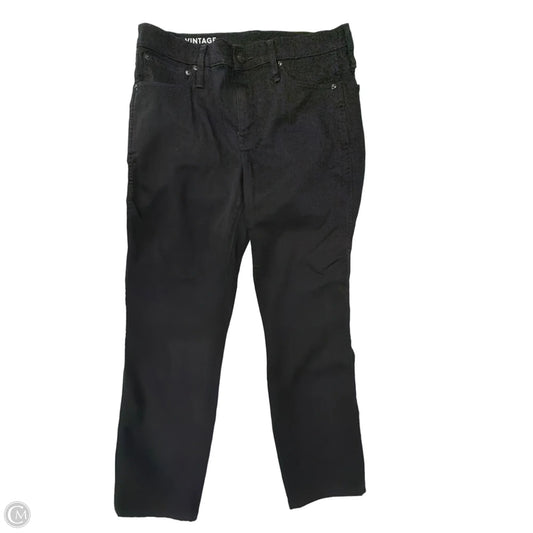 Jeans Straight By J. Crew In Black, Size: 8