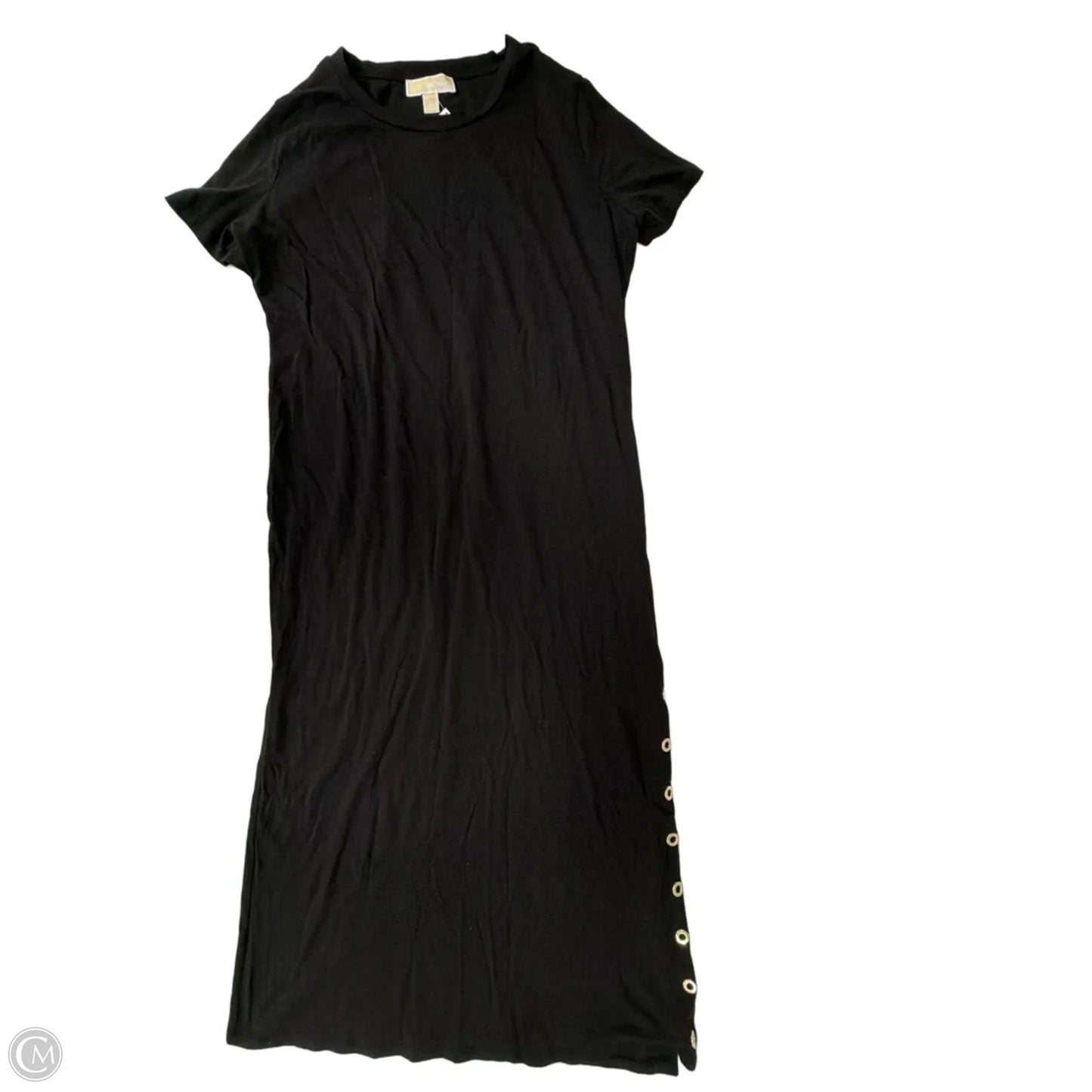 Dress Casual Maxi By Michael By Michael Kors In Black, Size: L