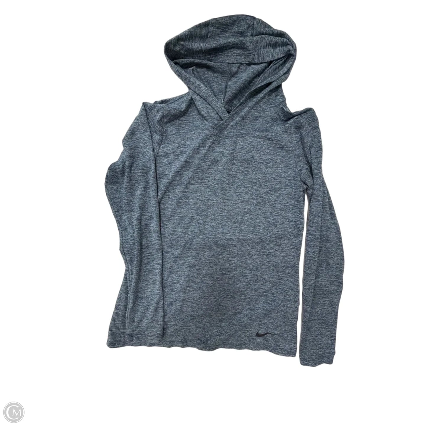 Athletic Sweatshirt Hoodie By Nike Apparel In Blue, Size: S