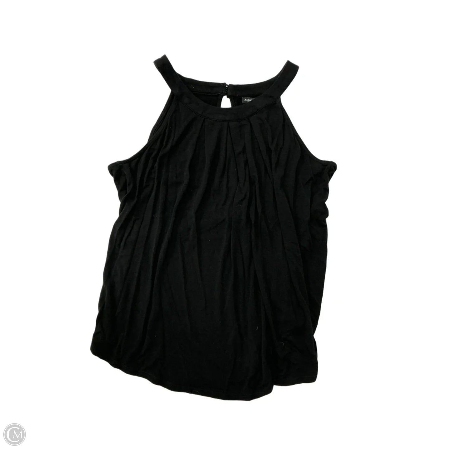 Top Sleeveless By Cable And Gauge In Black, Size: L