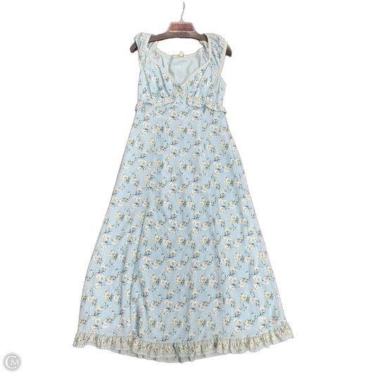 Dress Casual Maxi By Max Studio In Blue, Size: M
