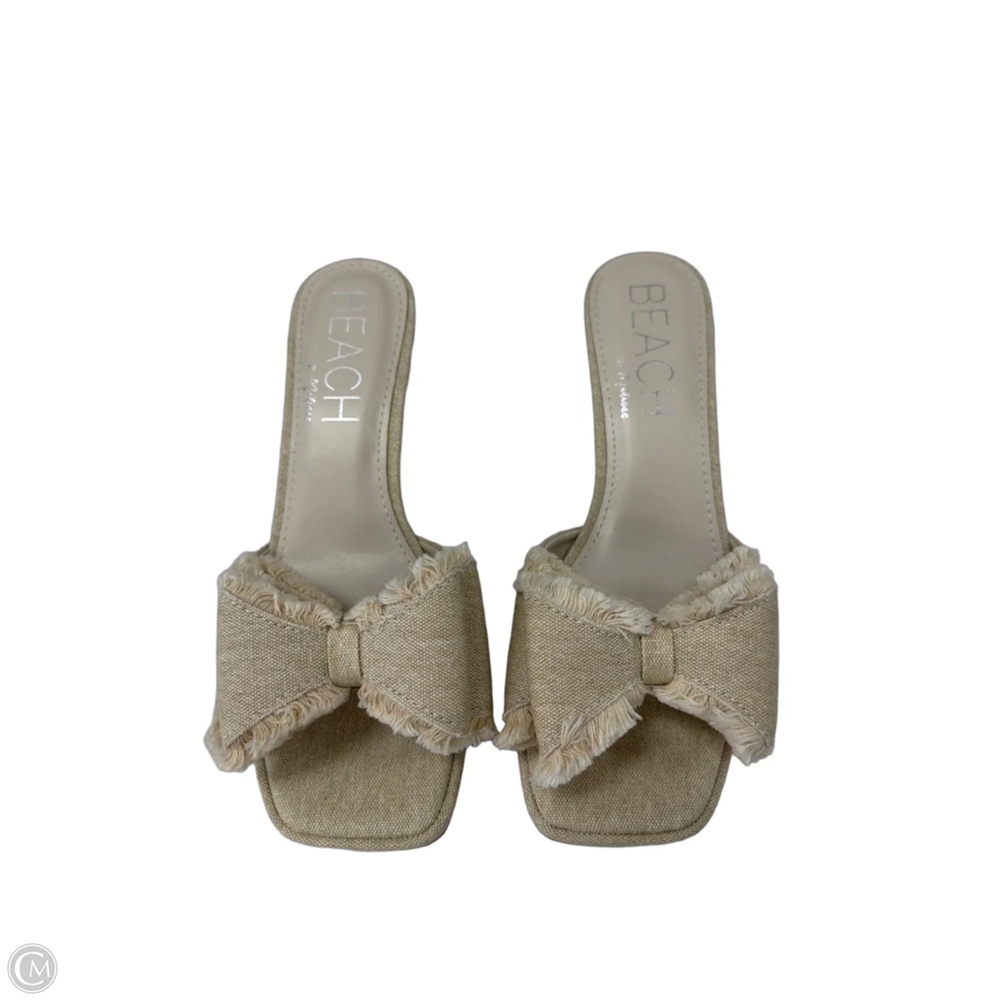 Sandals Heels Kitten By Matisse In Beige, Size: 7