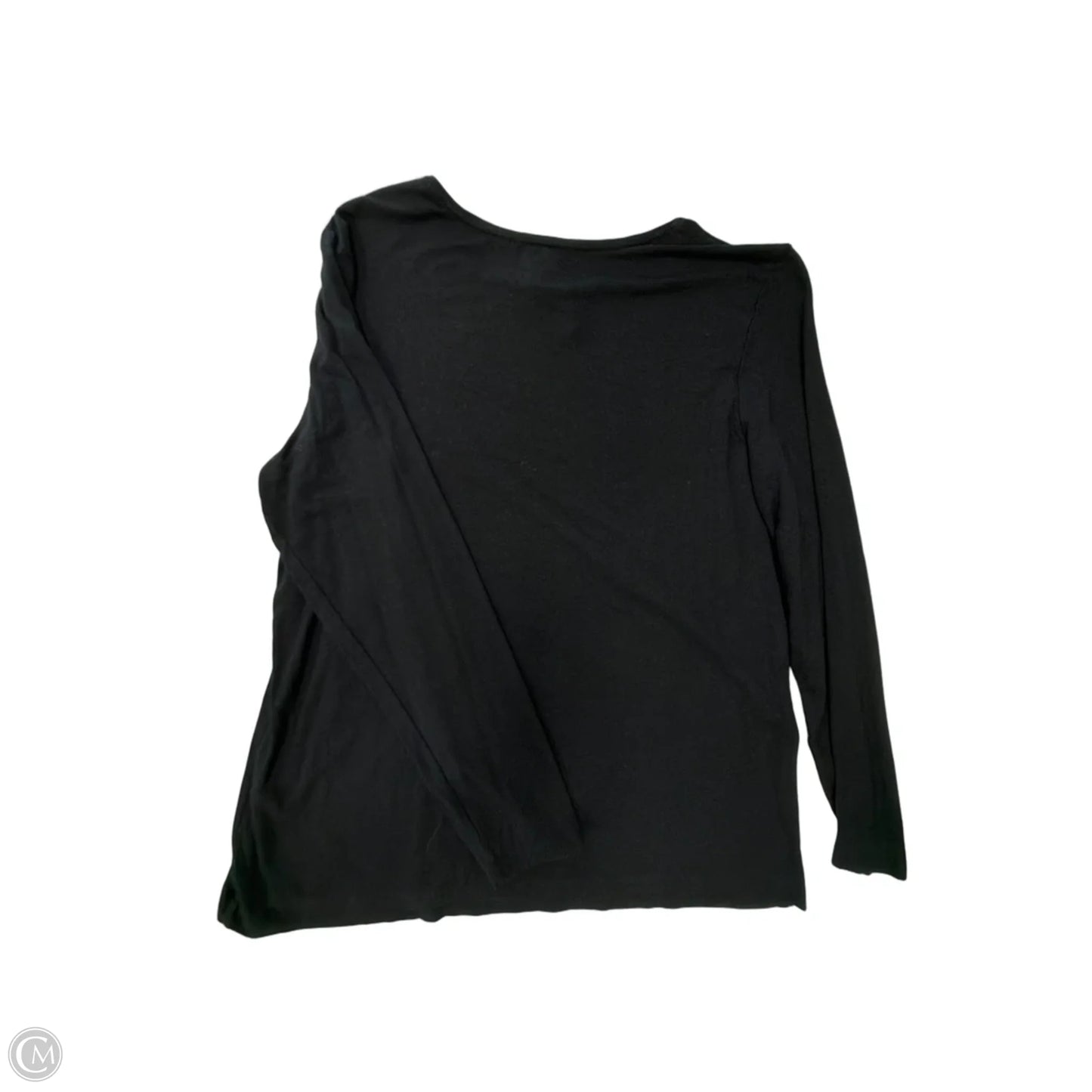 Top Long Sleeve By Chicos In Black, Size: L