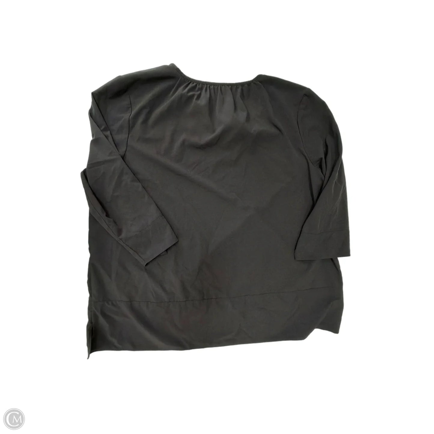 Top Long Sleeve By Chicos In Black, Size: 3x