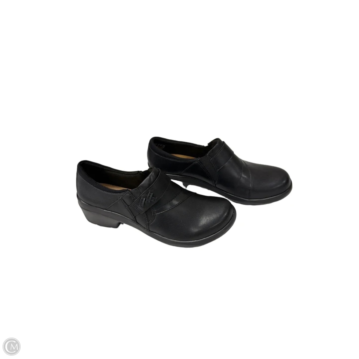 Shoes Flats By Clarks In Black, Size: 8.5