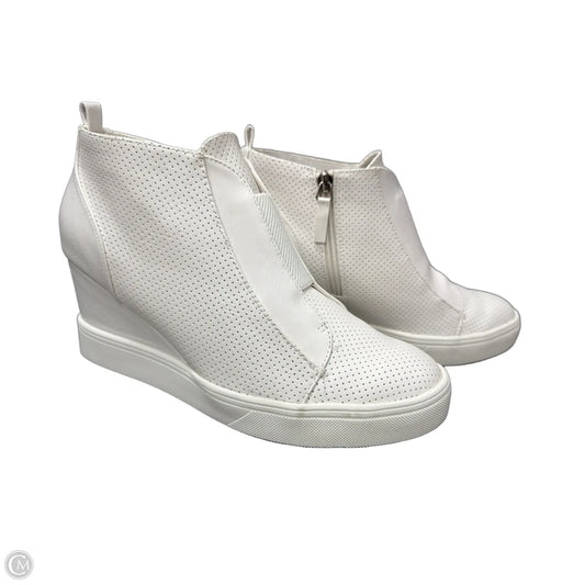 Boots Ankle Heels By Mia In White, Size: 8.5