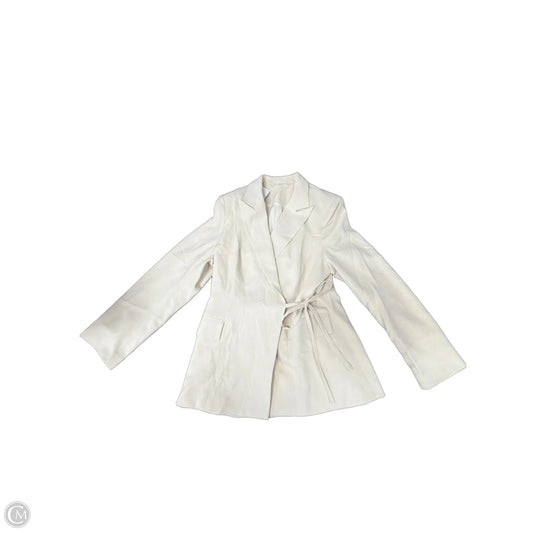 Blazer By Clothes Mentor In Beige, Size: M