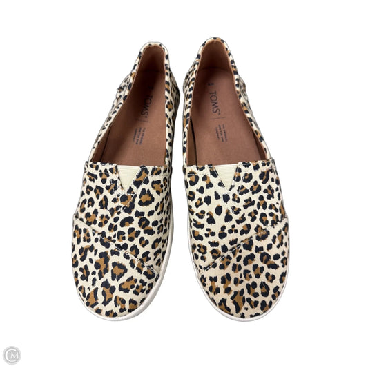 Shoes Flats By Toms In Animal Print, Size: 9