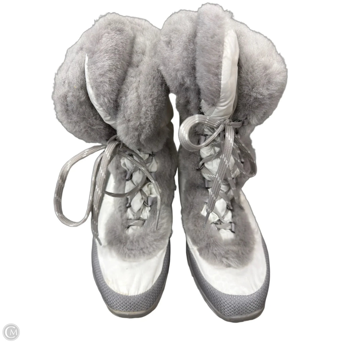 Boots Snow By The North Face In Grey & White, Size: 8