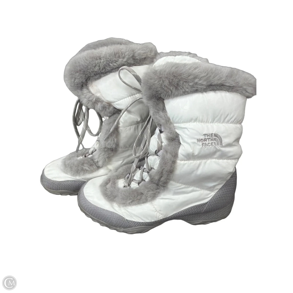 Boots Snow By The North Face In Grey & White, Size: 8