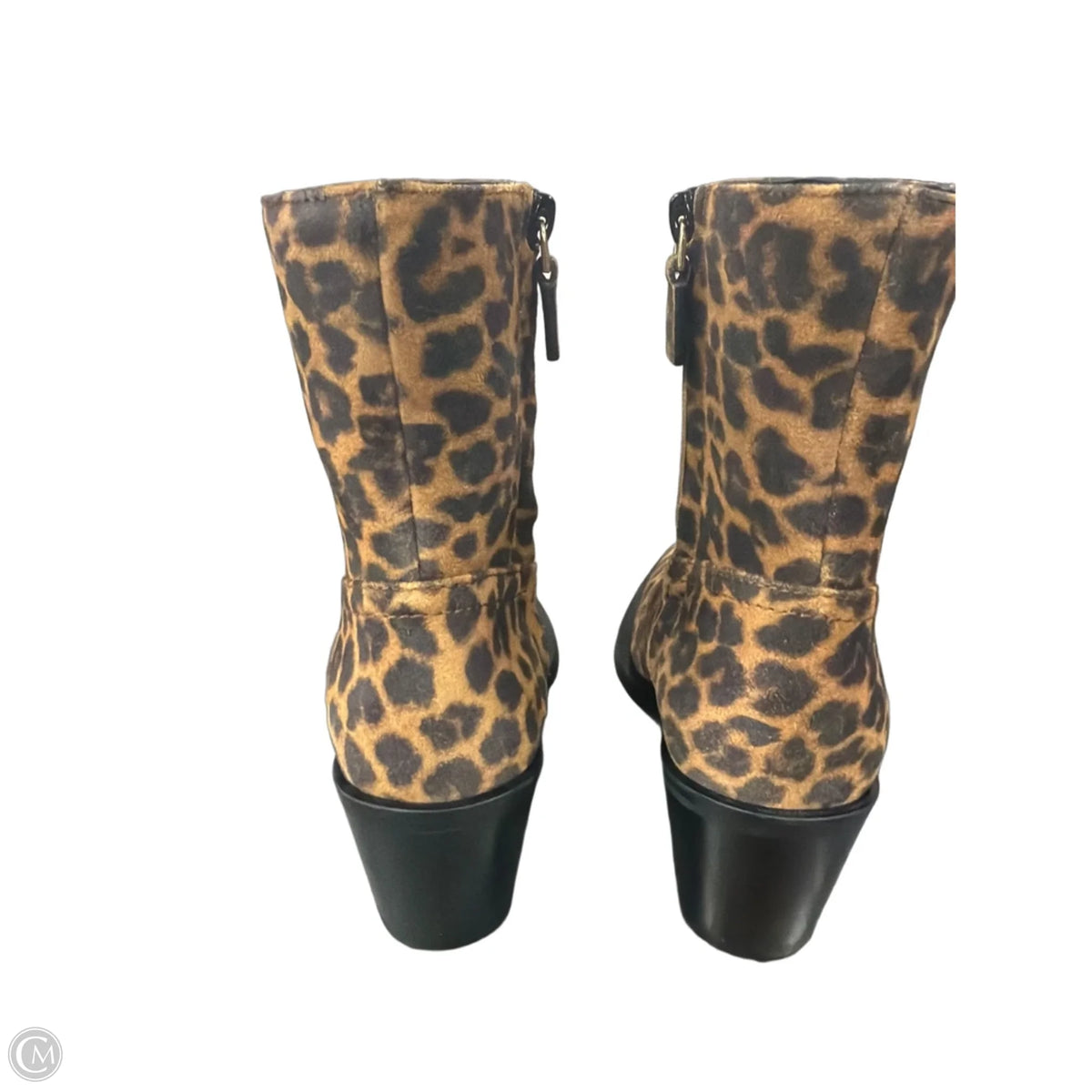 Boots Designer By Stuart Weitzman In Animal Print, Size: 6